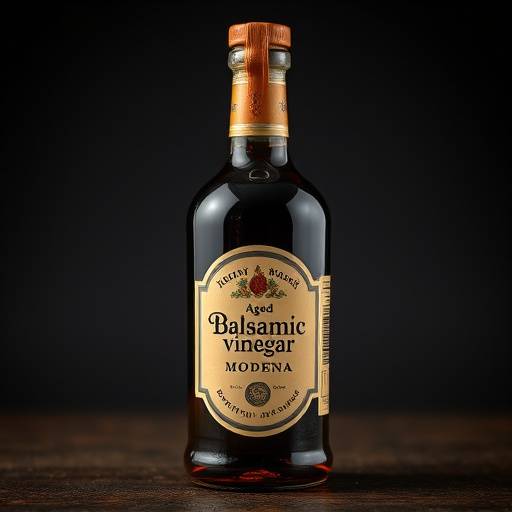 Bottle of aged balsamic vinegar from Modena