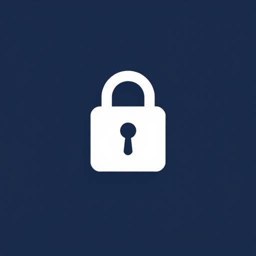 Lock icon symbolizing data security