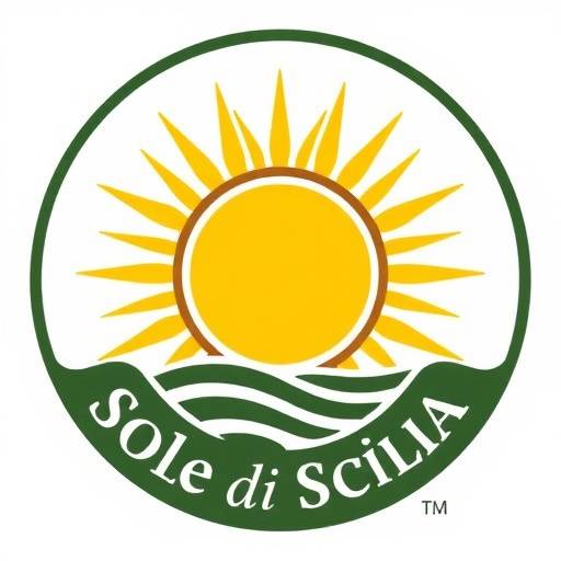 Logo of 'Sole di Sicilia', makers of gourmet olive oil