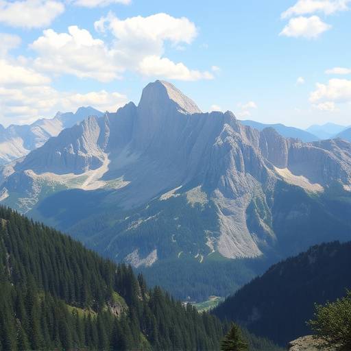The Dolomites mountain range in Trentino-Alto Adige